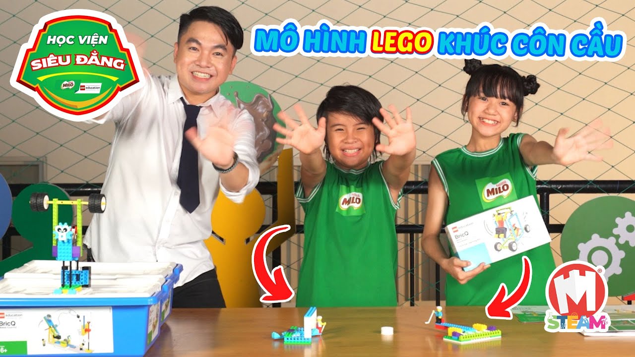 TẬP 04: MÔ HÌNH LEGO KHÚC CÔN CẦU VÀ KẾT QUẢ THỬ THÁCH 03 | HỌC VIỆN SIÊU ĐẲNG