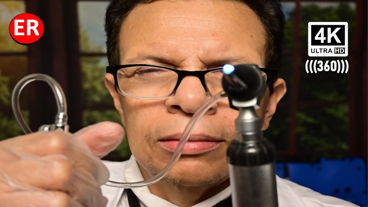 🥼🩺 🌟ASMR | HEARING EXAM & DEEP EAR CLEANSING TREATMENT