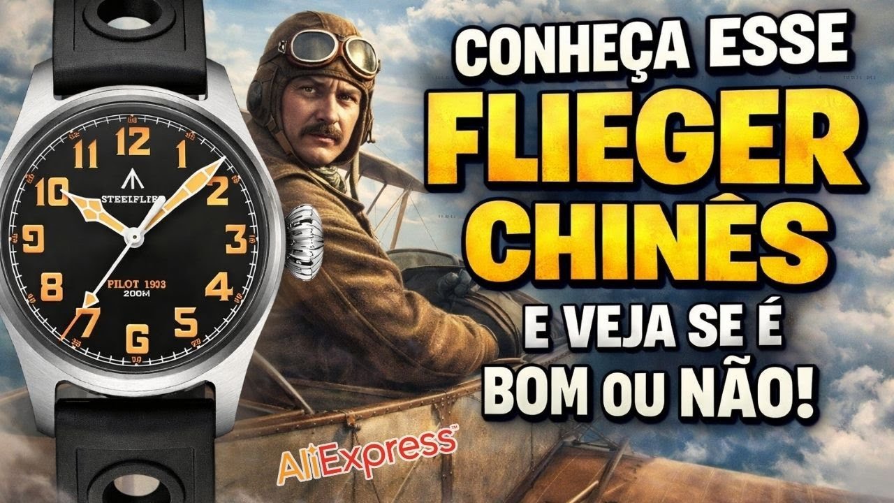 Esse Flieger do Aliexpress Vale a Pena? Conheça o Relógio Steelflier SF740V! Review e Interior