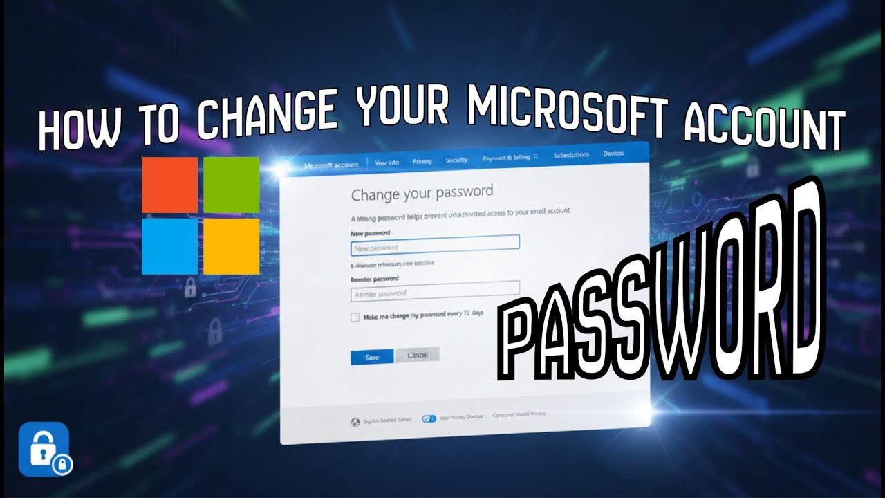 Как изменить пароль от учетной записи Microsoft
