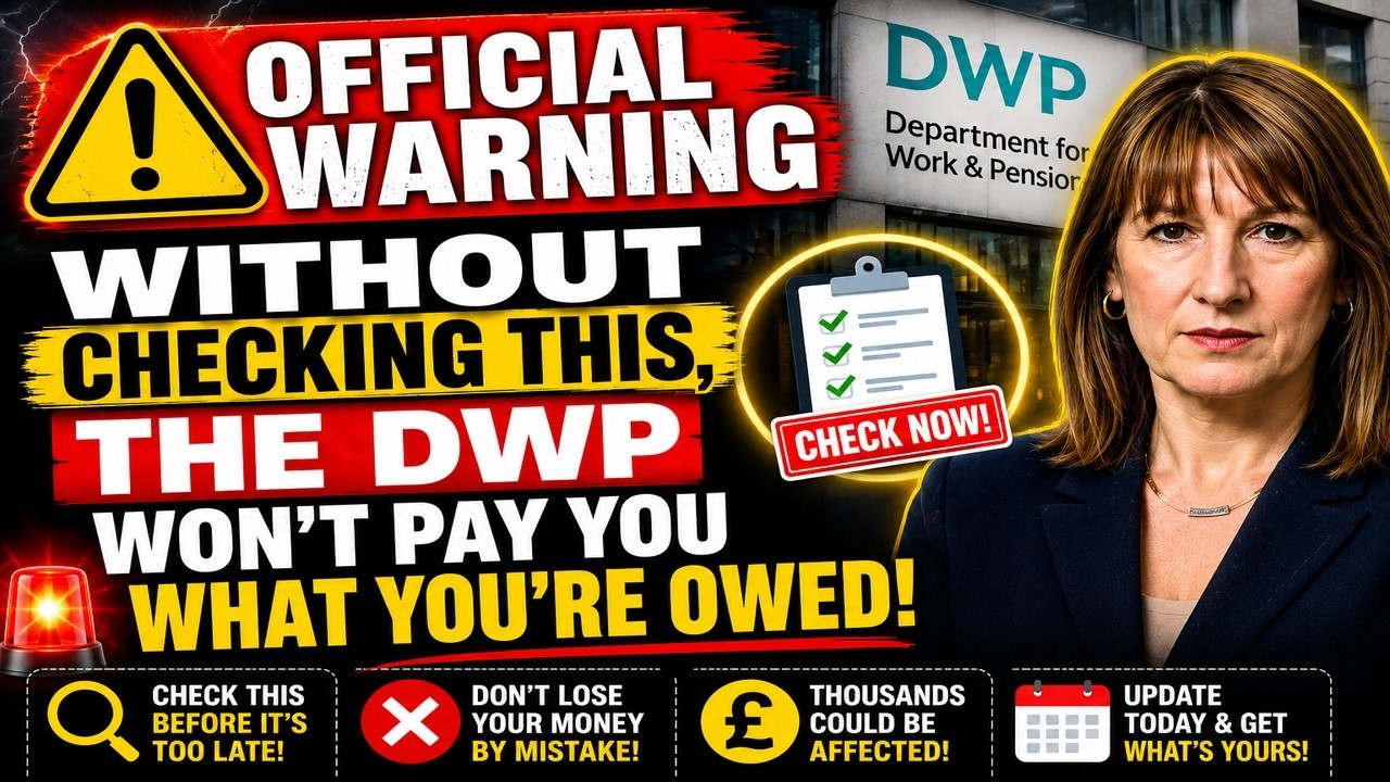 🚨 OFFICIAL DWP WARNING 2026 | Check This NOW or You Could Lose Money You're Owed! 💷