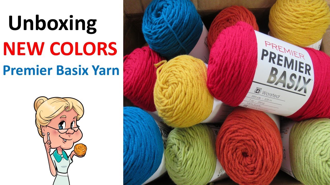 Premier Yarn UNBOXING  - NEW COLORS Premier Basix - WIP - #MakeitPremier
