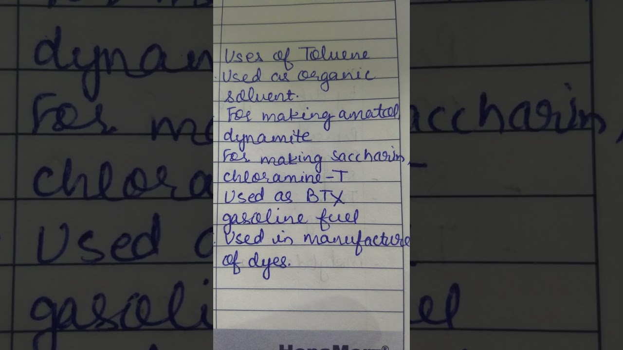 Uses of Toluene