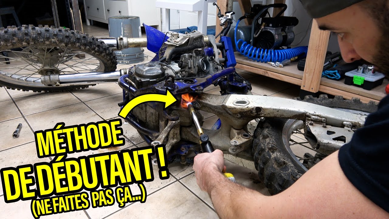 Démontage *COMPLET* Motocross Yamaha YZ250F Moteur Bloqué