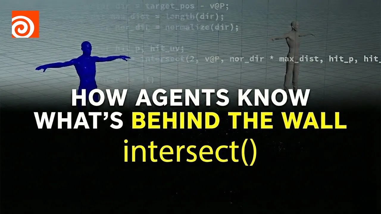 [The Crowd Arsenal Series Tutorial] Crowd Simulation in Houdini — Intersect Function