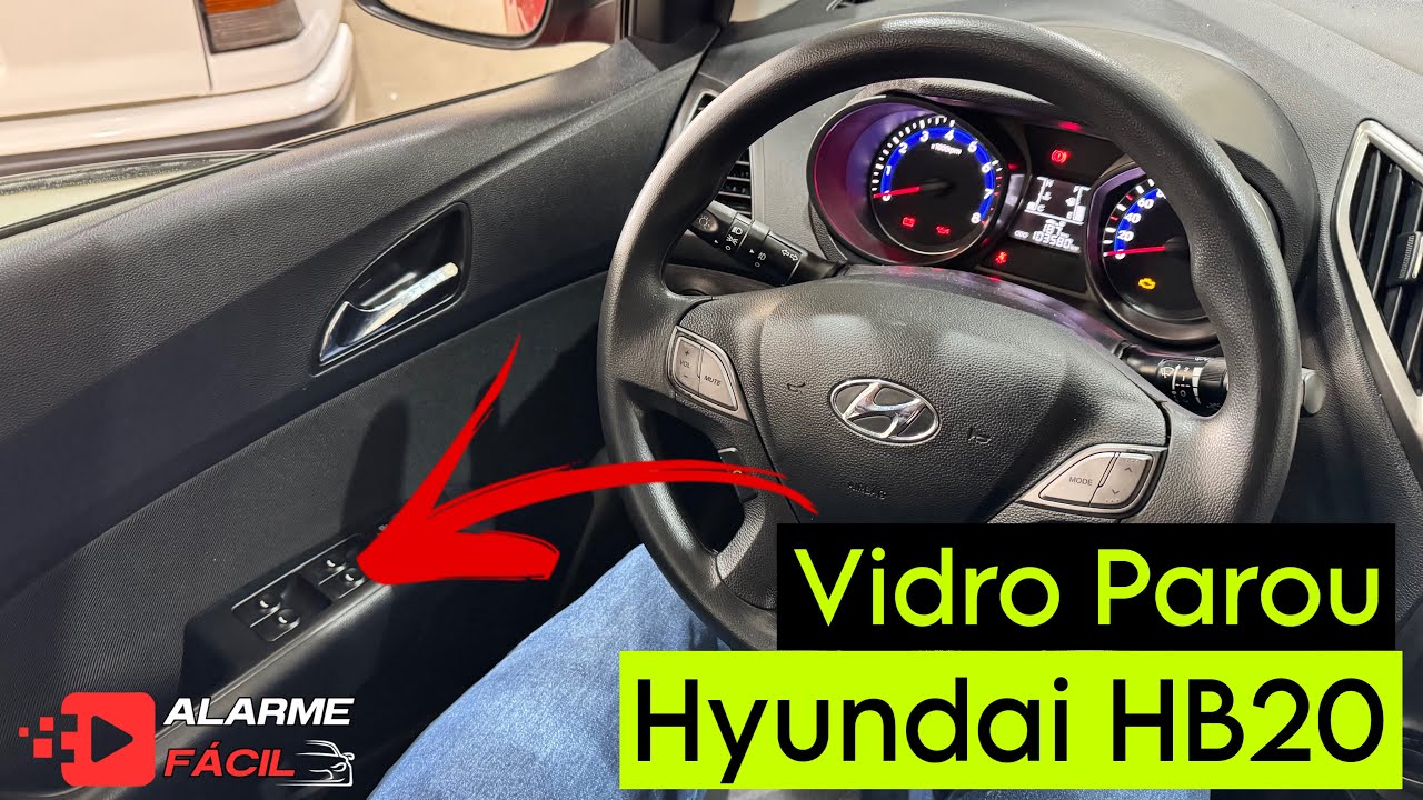 Vidro Elétrico HB20 Parou ☑️ Limpeza Botão 