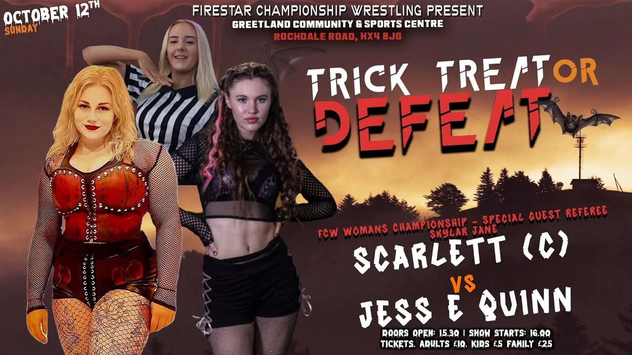 FCW Womens Championship Match Scarlett(C) Vs Jess E Quinn 12/10/25 