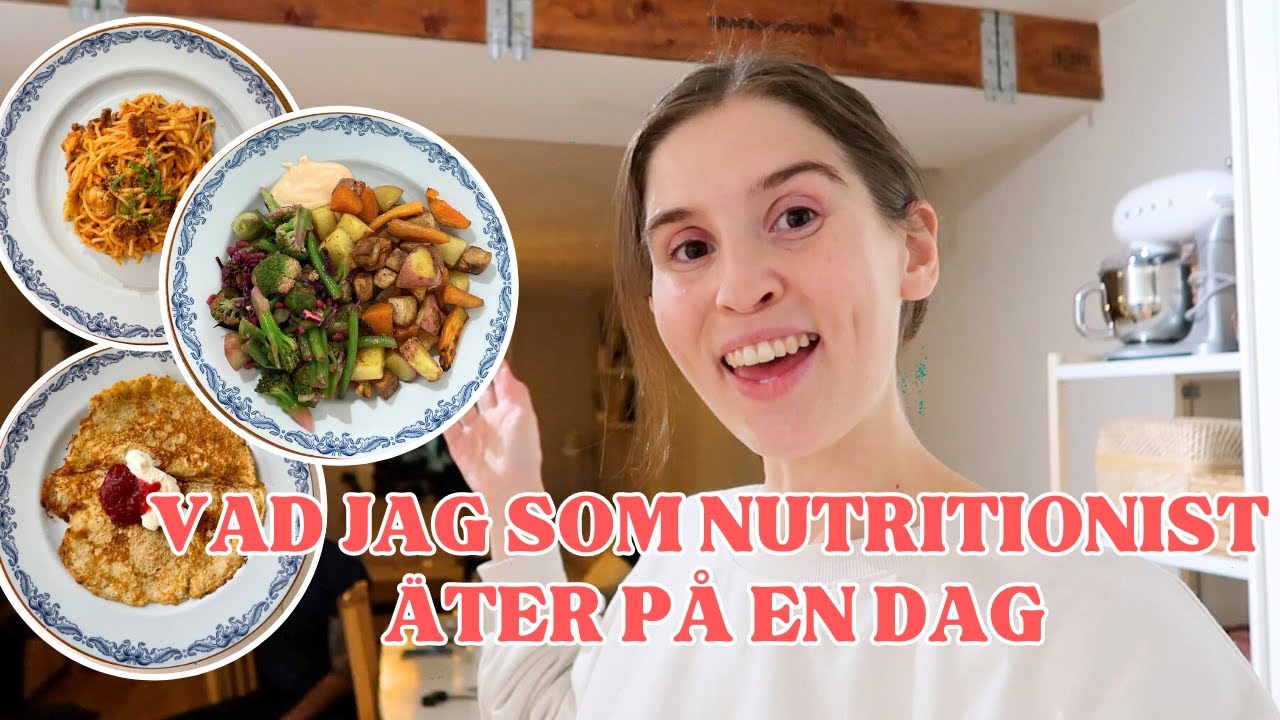 REALISTISK VAD JAG ÄTER PÅ EN DAG - Enkel, hälsosam mat!