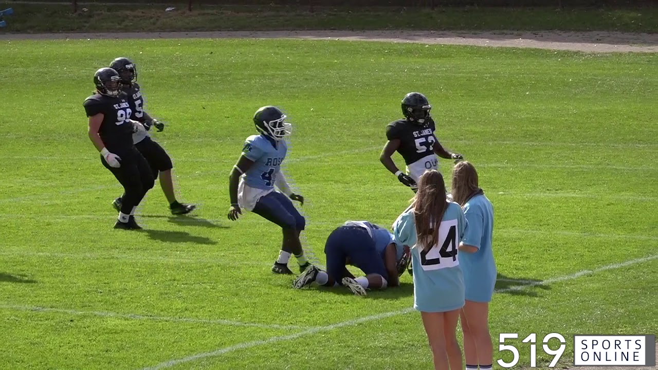 District 10 Football - St. James Lions vs John F. Ross Royals