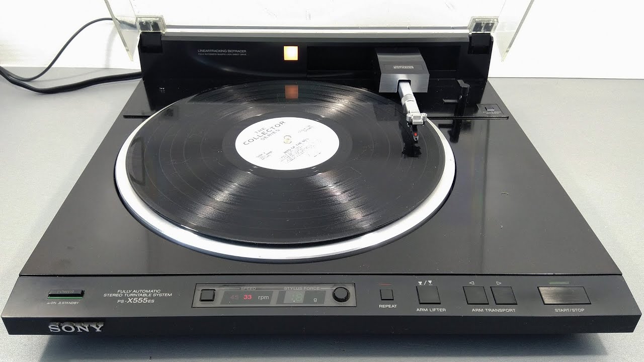 SONY PS-X555ES - проигрыватель c тангенциальным тонармом и системой Biotracer