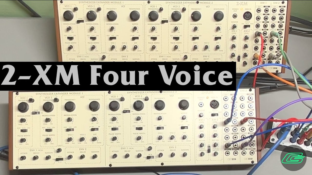 Behringer 2-XM Four Voice Poly Action Using CV.OCD [Demo 01]