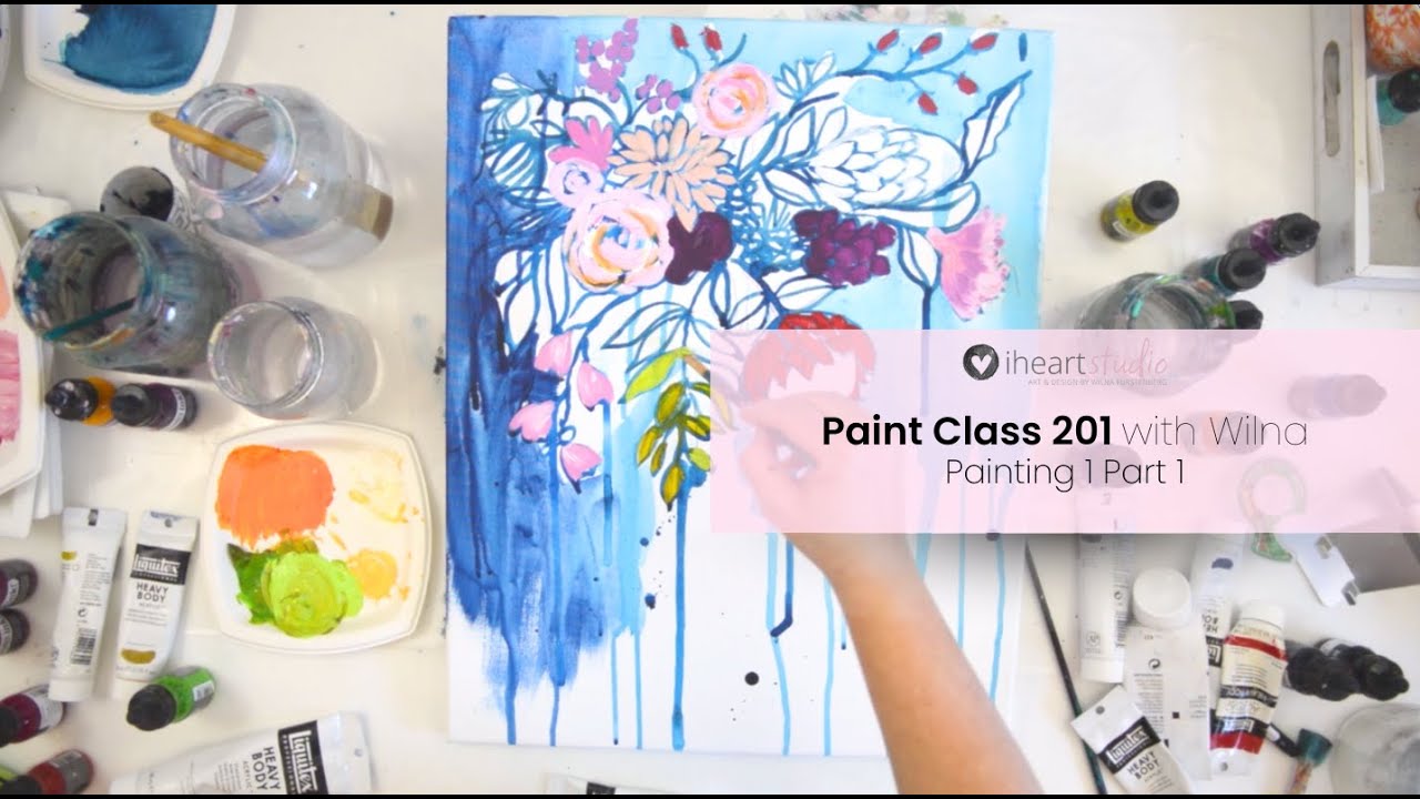 Paint Class 201 - Acrylic Painting 1 - Part 1