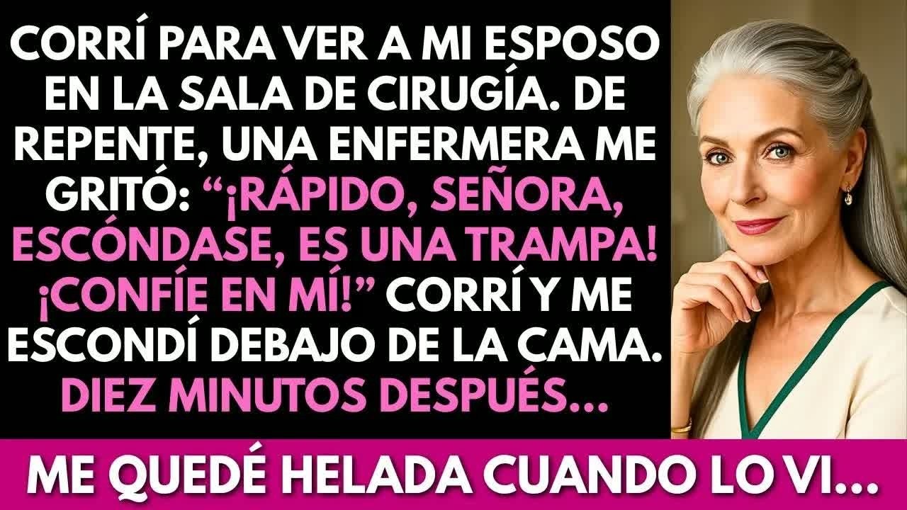 Corrí hacia la sala de cirugía. Una enfermera dijo：“Escóndase, es una trampa”Cuando vi a mi esposo.