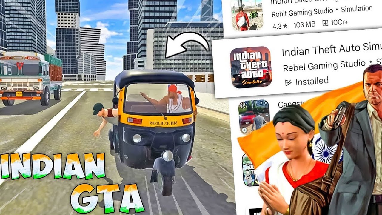 Indian Theft Aura Simulator Game || (Android & iOS) Gameplay