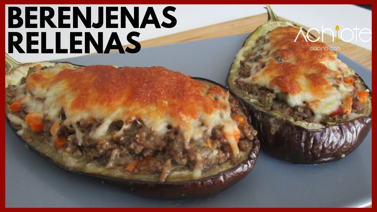 CÓMO HACER BERENJENAS RELLENAS DE CARNE | El sabor es increíble y muy fáciles de hacer