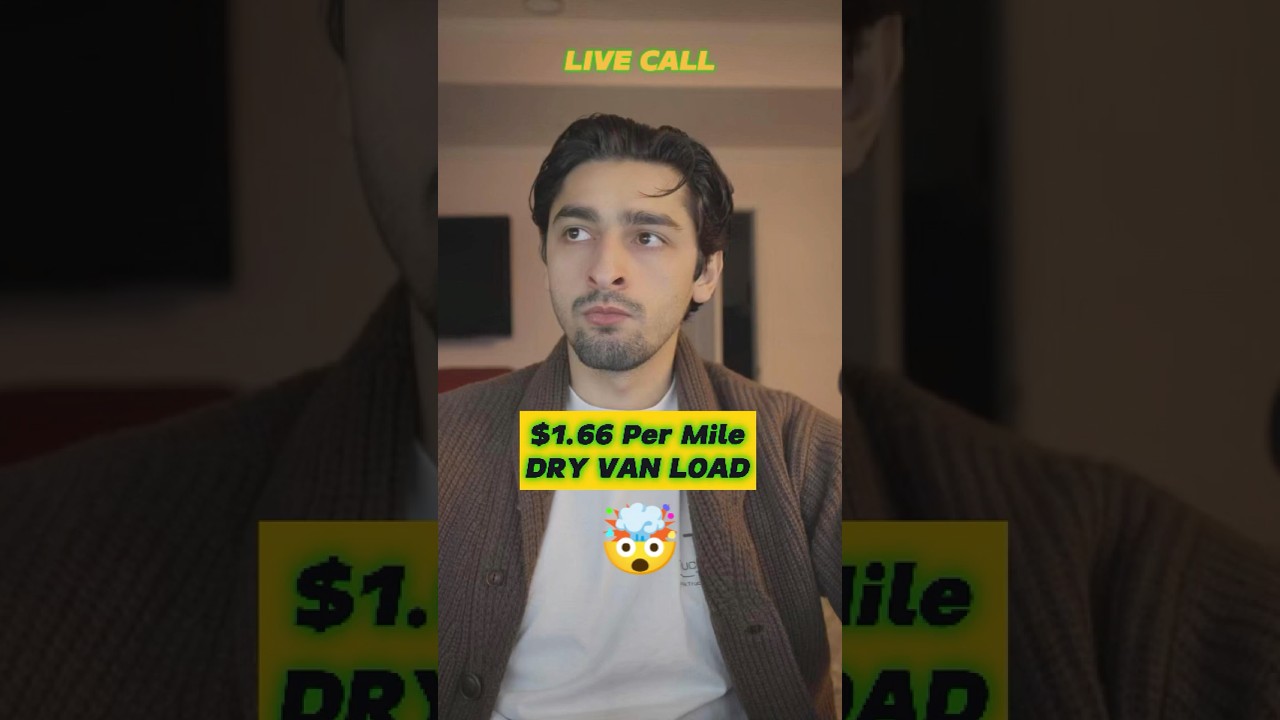 😱INSANELY LOW Dry Van Rate! 🤯 LIVE Truck Dispatch