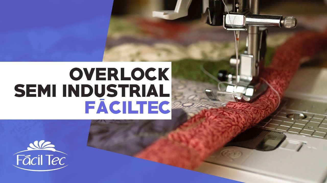 Overlock Semi Industrial Fáciltec - Como Passar as Linhas