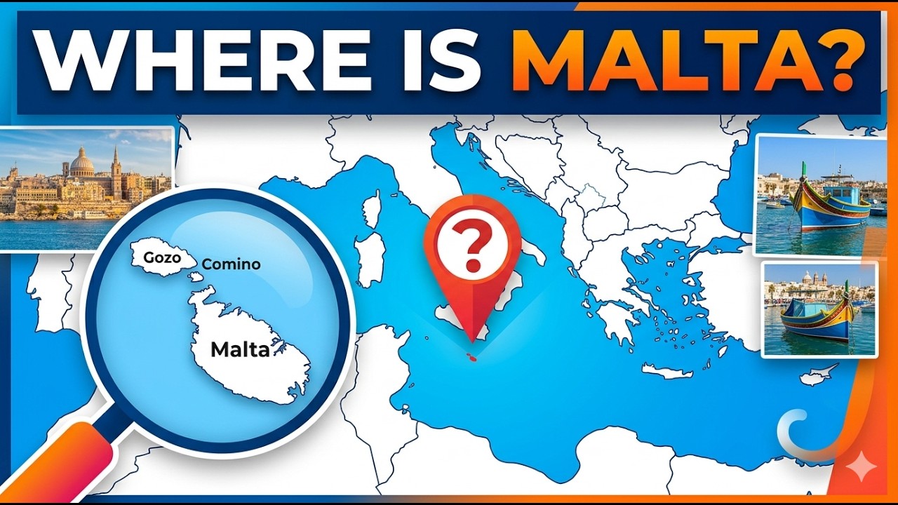 Where is MALTA 🇲🇹 🤔 | Malta on the World Map