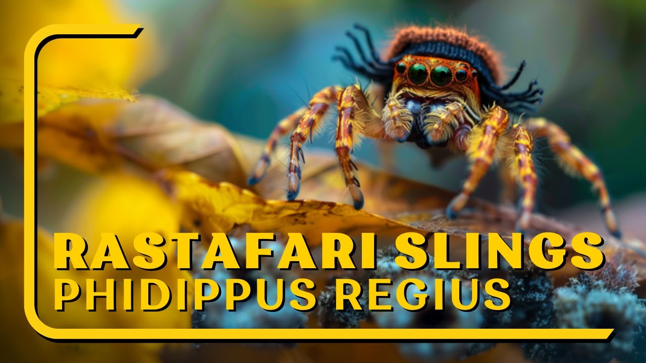 Baby Jamaikaner - Phidippus regius rastafari