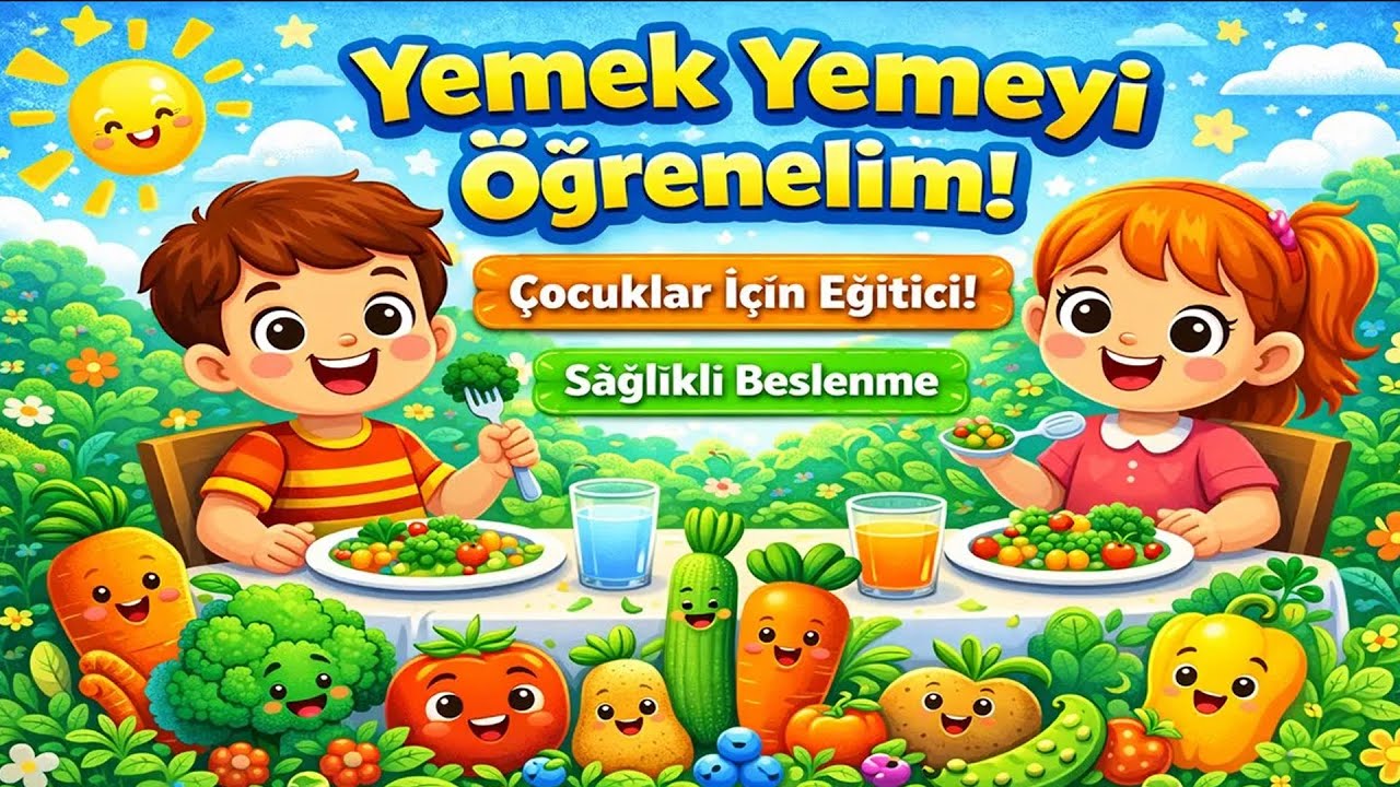 Çocuklar İçin Yemek Yeme Alışkanlığı | Eğitici Video