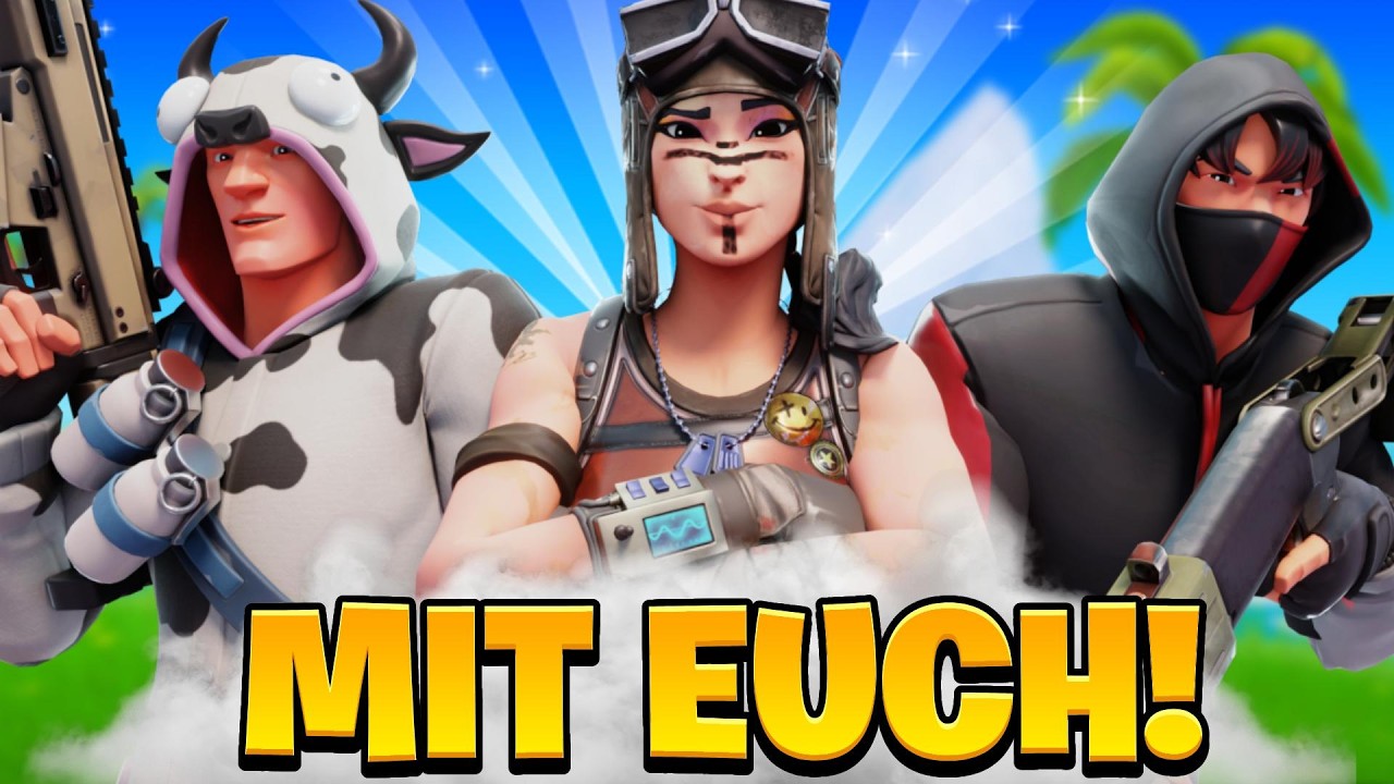 Community zockt mit - Wer holt die Krone? | Deutsch | Fortnite Live