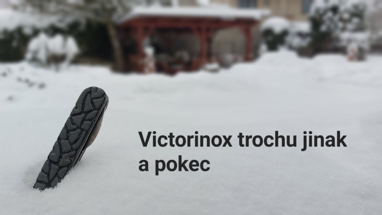 Osazování nože Victorinox G10tkou / výroba nože