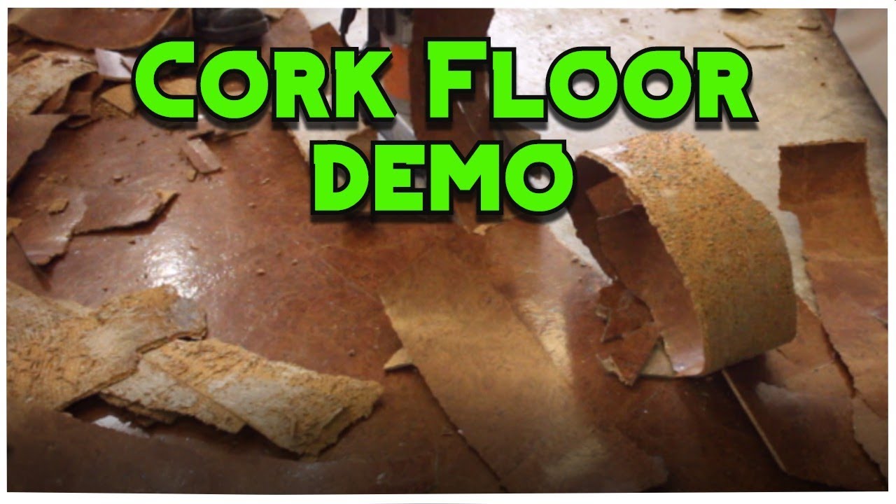 DIY CORK FLOOR REMOVAL