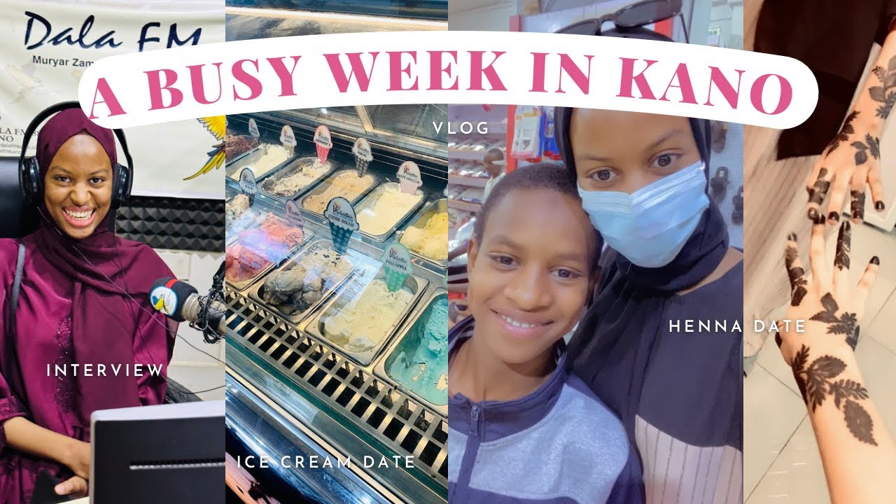 A BUSY WEEK LIVING IN KANO , NIGERIA - Interview with a radio station, Henna date etc