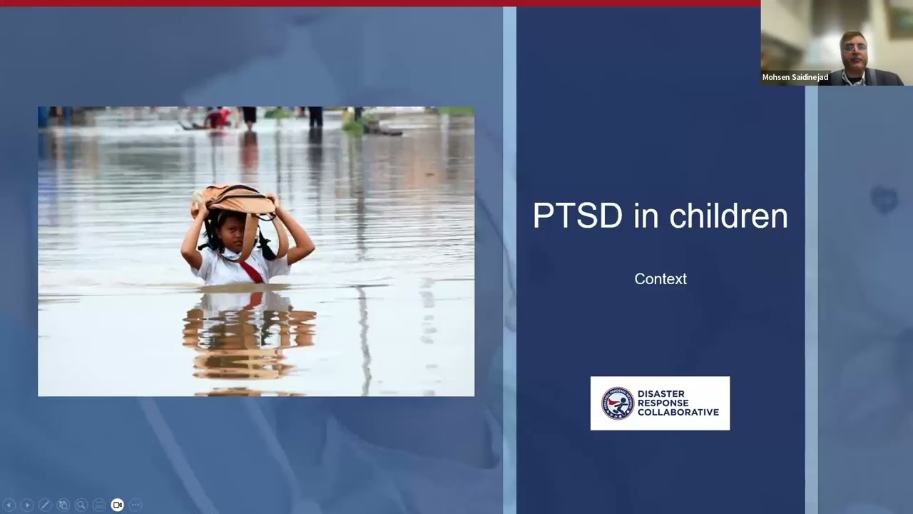 DRC Fireside Chat: Management of Pediatric PTSD & Co-Morbid Symptoms within Disaster Response