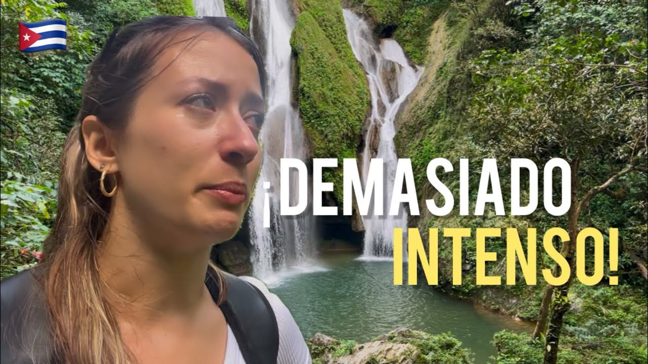 ¡NO esperaba esto en la cascada más ALTA de Cuba! 😳 Vegas Grande nos sorprendió