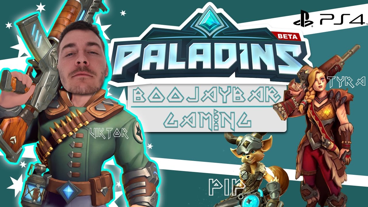 Paladins Ps4 live Beta First Play - Review Gameplay - Viktor - Tyra - Pip - BooJayBar Gaming
