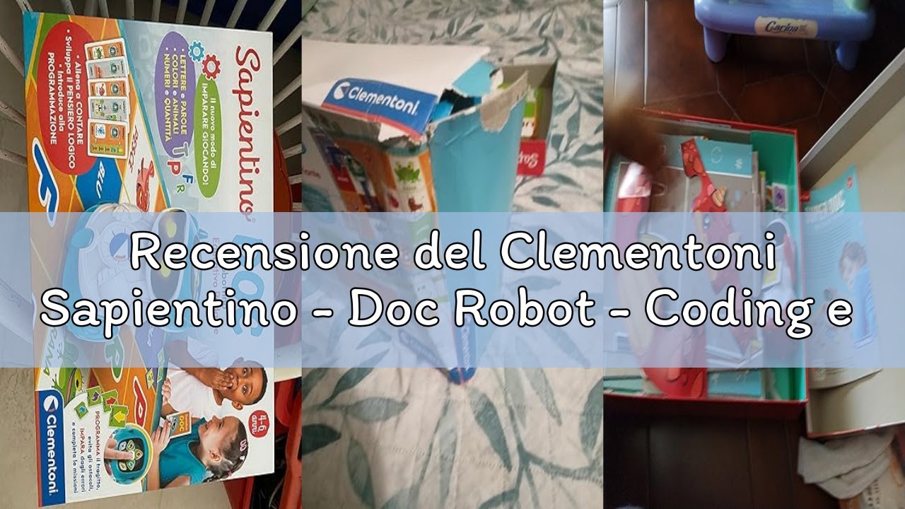 Recensione del Clementoni Sapientino - Doc Robot - Coding e Programmazione, Robottino Educativo e In