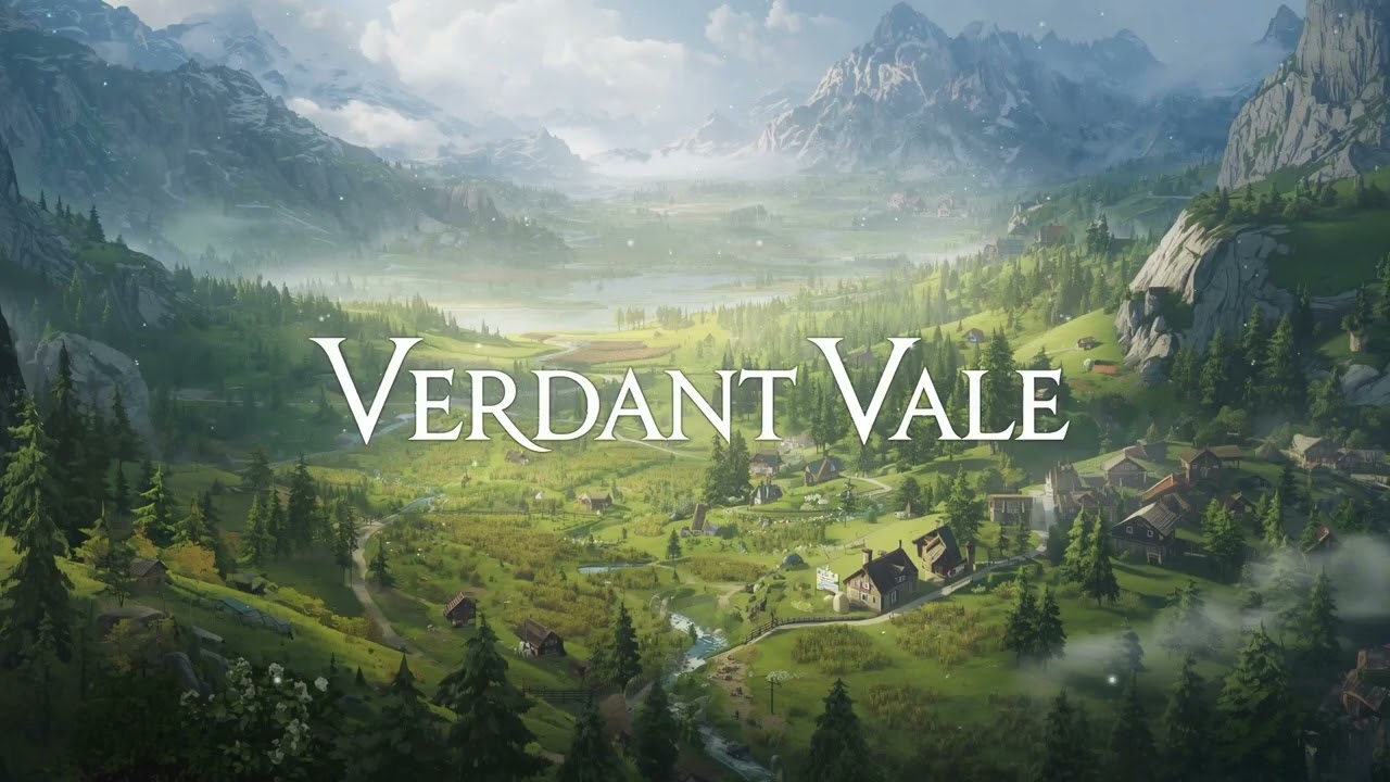 Verdant Vale - Nordic Folk Theme | Lofi Game Music