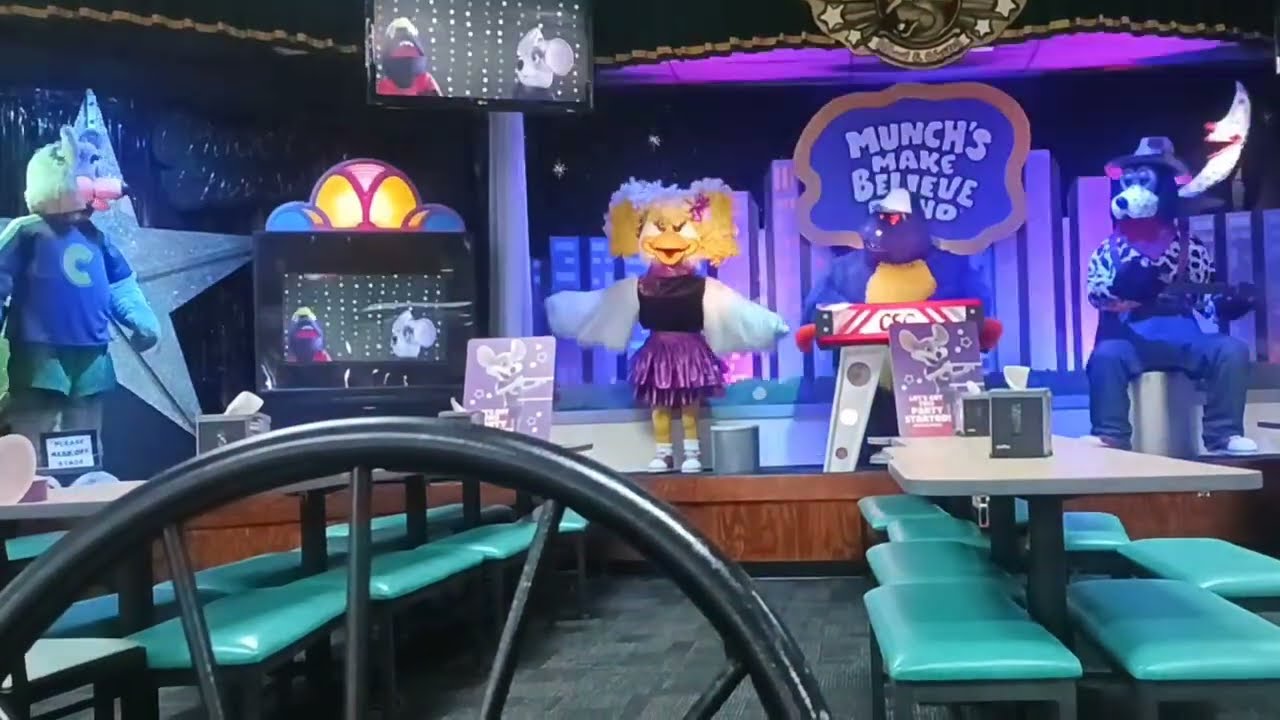 Pineville North Carolina Chuck E Cheese  April 2, 2024 #savepineville3stage #chuckecheese