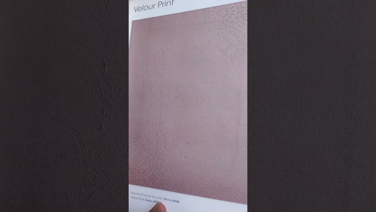 Asian Paints Royale Velour Print Texture 