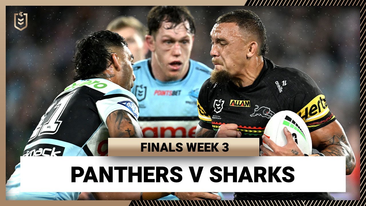 NRL Highlights | NRL 2024 | Panthers v Sharks | Full Match Replay | Finals Week 3