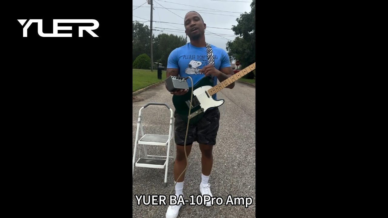 Gospel Guitarist uses mini amp for practicing?YUER BA-10Pro by Trey Merritt