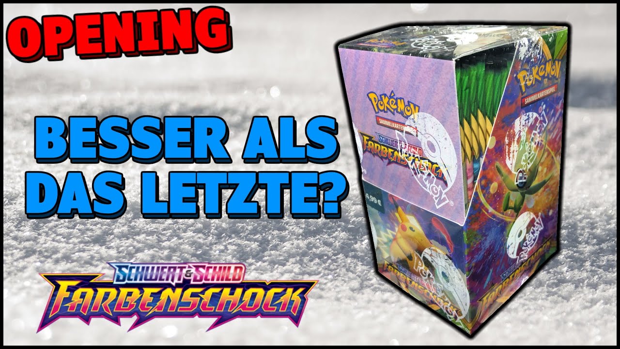18 Booster Display Farbenschock - Besser als das Letzte? - Pokemon TCG Opening