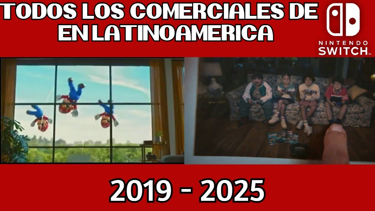 TODOS LOS COMERCIALES DE NINTENDO SWITCH EN LATINOAMERICA
