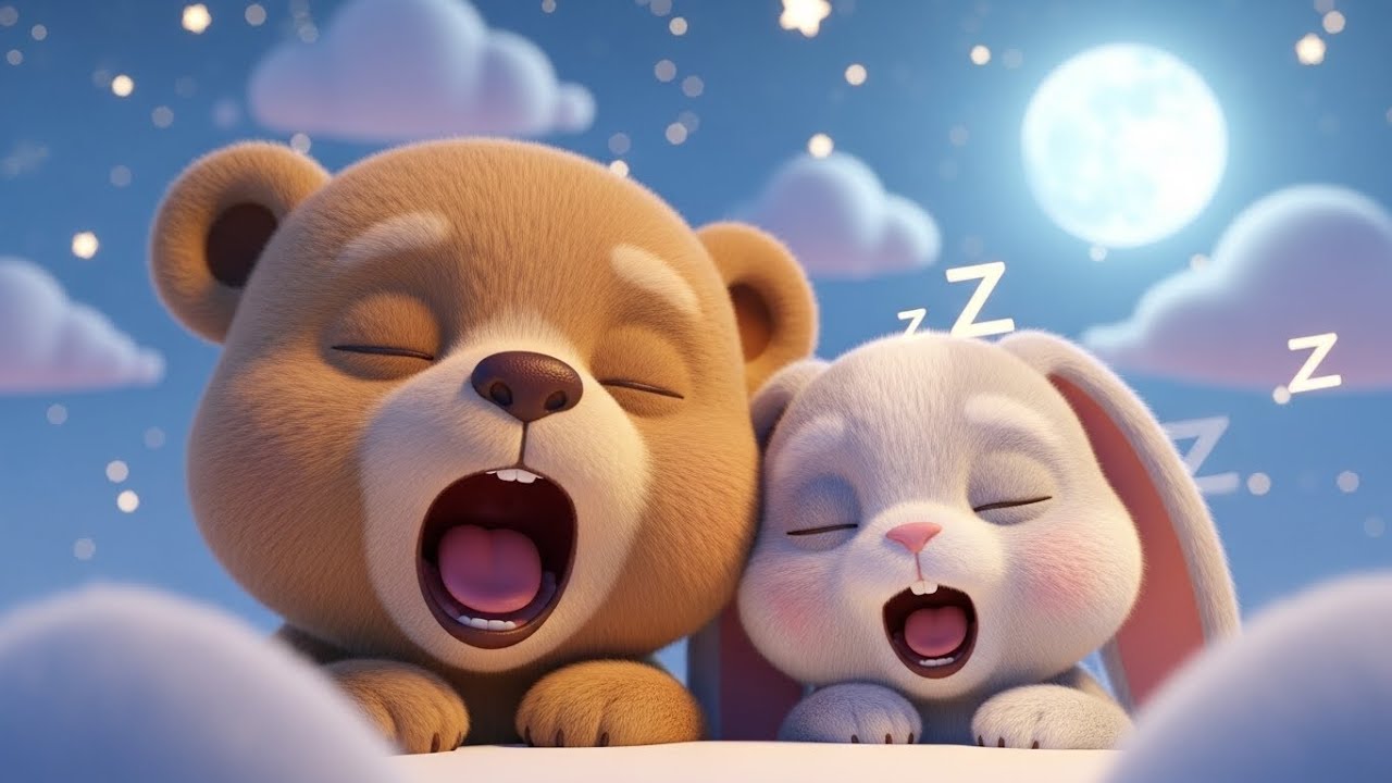 Колыбельная с сонными животными 🌙😴🐾 | мультфильм для детей и спокойные ночные приключения