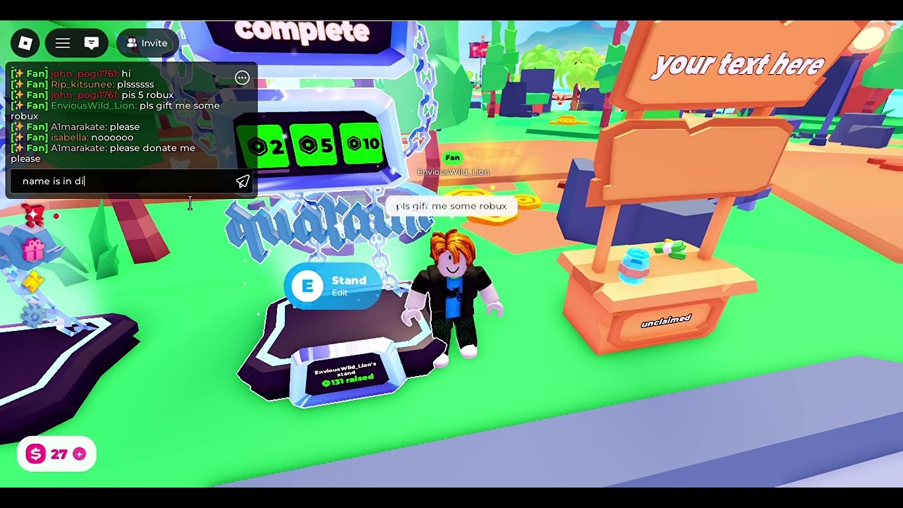 I need robux