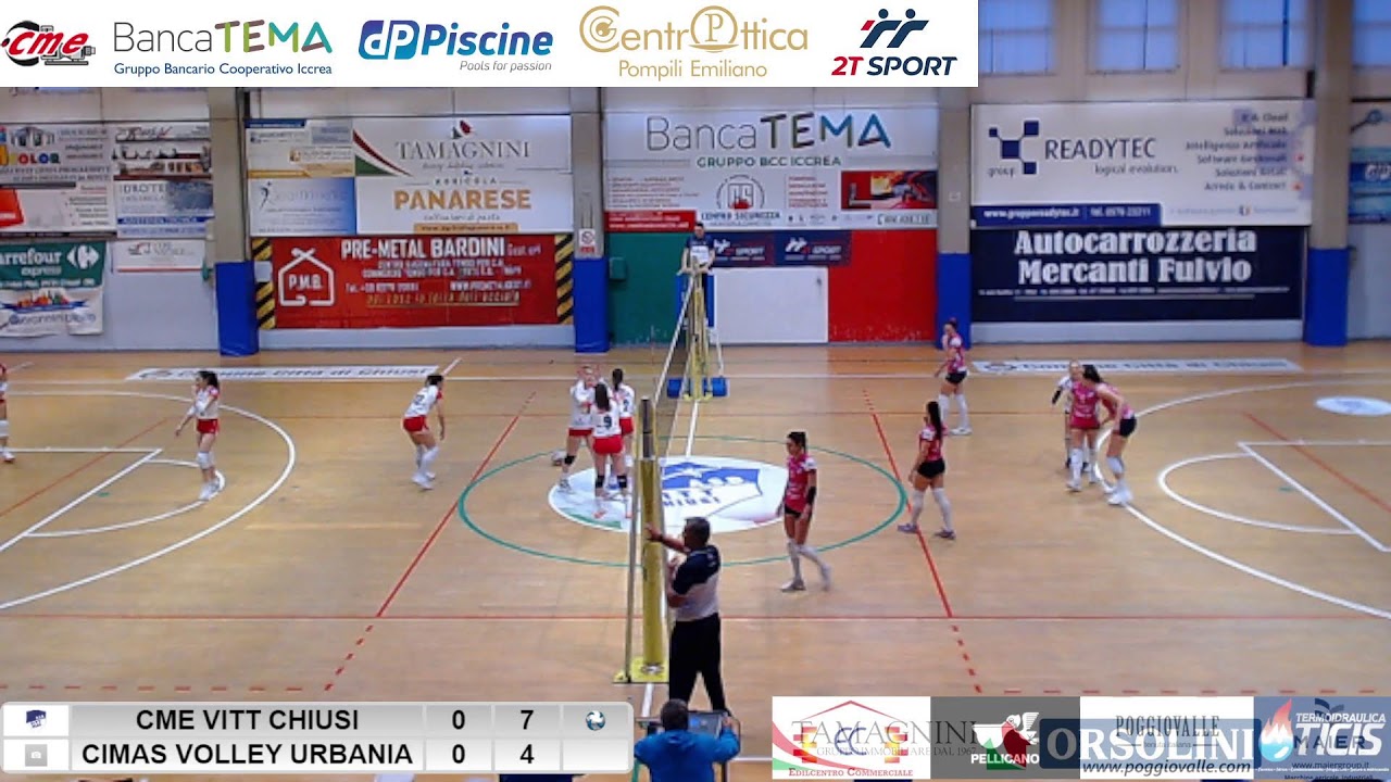 CME VITT CHIUSI  VS  CIMAS VOLLEY URBANIA