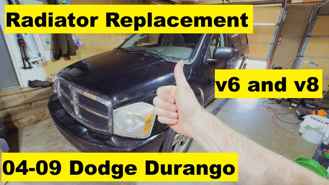 Radiator Replacement Dodge Durango 3.7 4.7 5.7 04 05 06 07 08 09 2004 2005 2006 2007 2008 2009