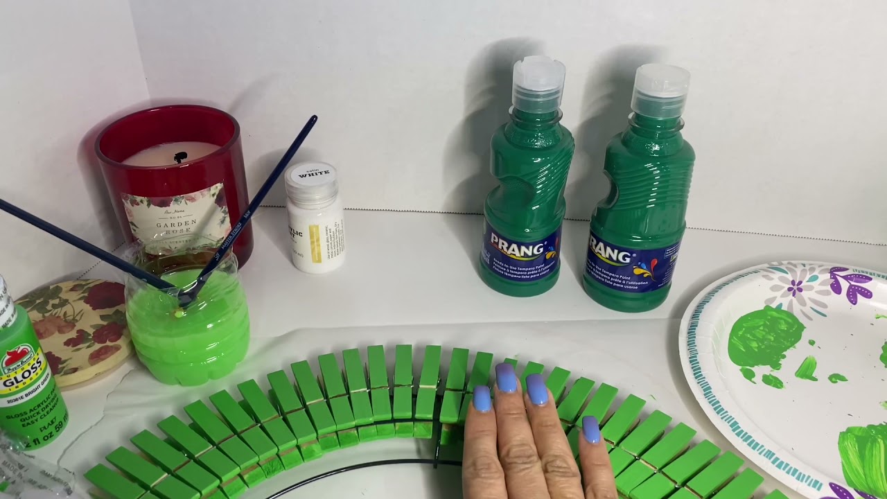 🐸 DOLLAR TREE DIY CLOTHESPINS WREATH HAUL - JULY 2021 🐸