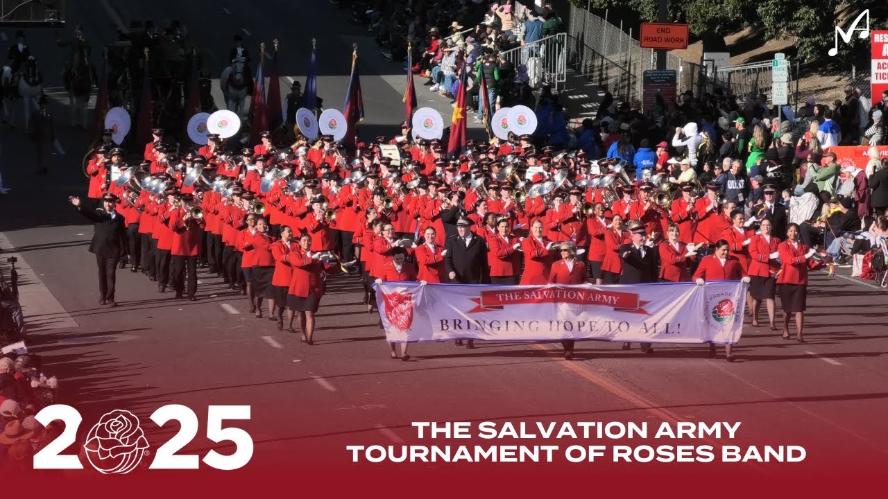 The Salvation Army Tournament of Roses Band | 2025 Pasadena Rose Parade