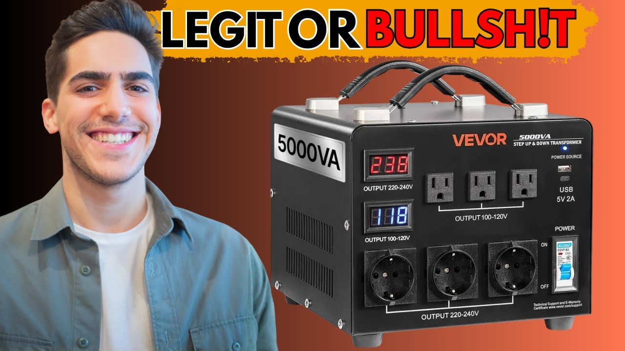 VEVOR Voltage Converter 5000VA Tested &mdash; True 5000W Capability or Overhyped?
