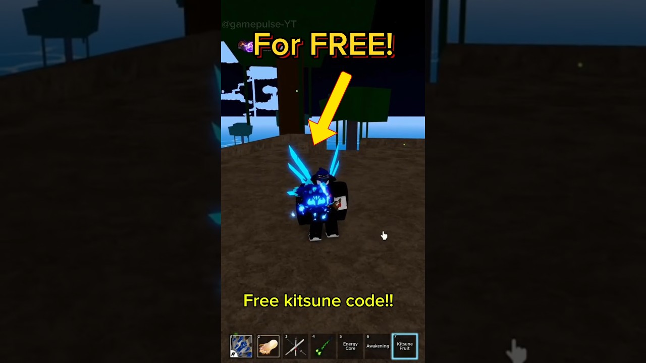 how to get free kitsune in blox fruits#bloxfruits #bloxfruit