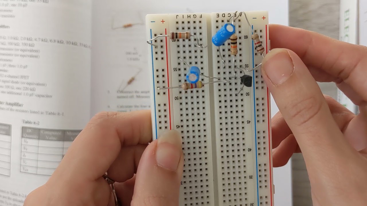 The Common-Emitter Amplifier Circuit (Experiment 6 - Part1)