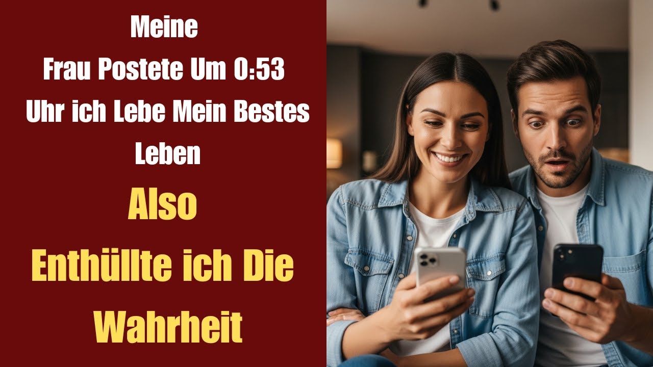 Meine Frau postete um 0:53 Uhr „Ich lebe mein bestes Leben“ – also enthüllte ich die Wahrheit