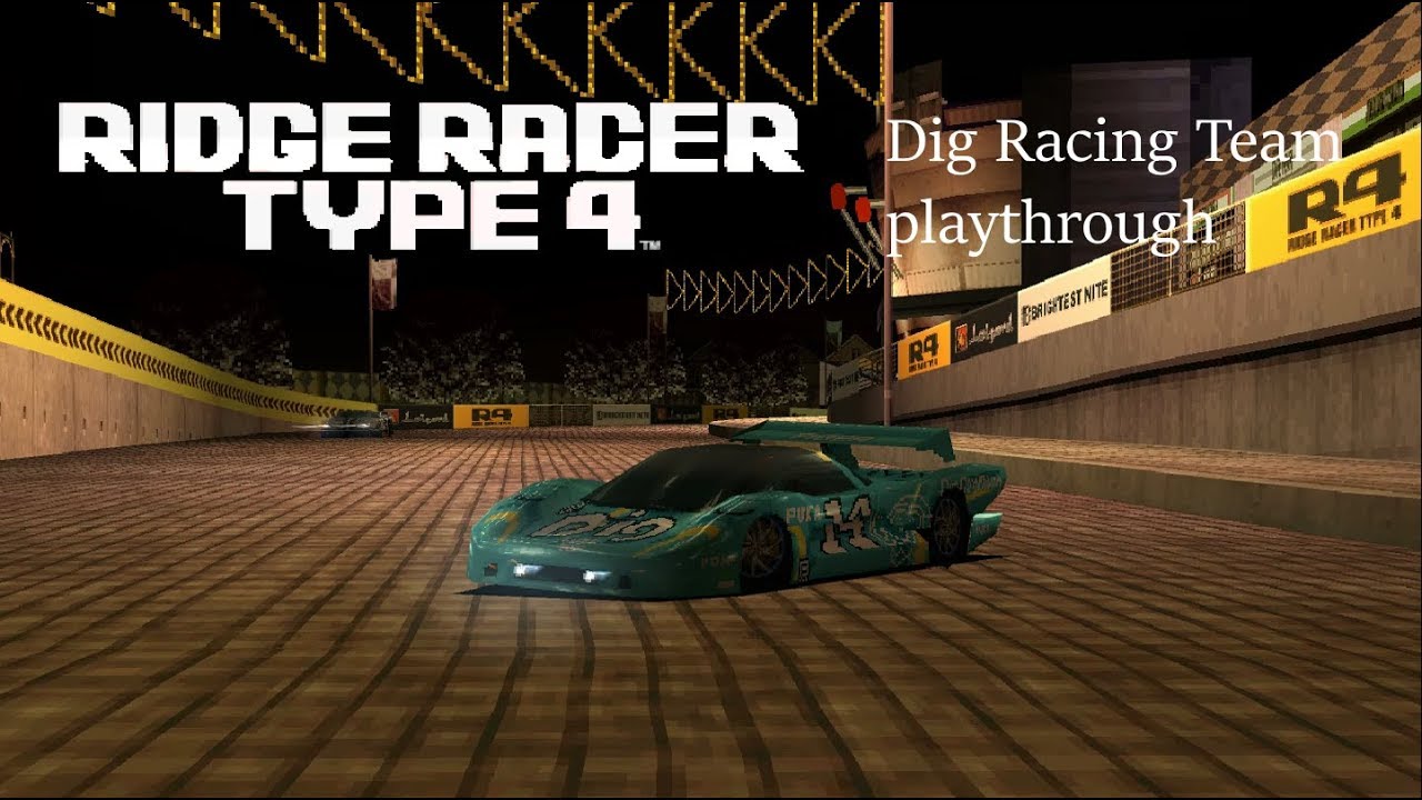 Ridge Racer Type 4 - Dig Racing Team playthrough